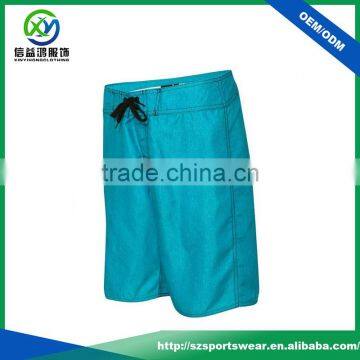High Quality 95%Polyester 5%Spandex Woven Men's Sport Shorts With Black Rope photo-3