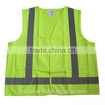 ANSI 100% Polyester Hi Vis Sew-on Tape Safety Vest photo-3