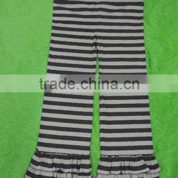 Womans Yoga Pants Stripe Ruffle Pants Loose Cotton Trousers photo-6