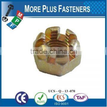 Made in Taiwan Fine Thread Stainless Steel Grizzly Claw Brass Fine Thread Zinc Castle Nut photo-4