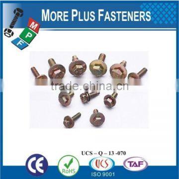 Made in Taiwan SEMS Screw Button Hex Countersunk Pan Socket Cap Head Six Lobe Phil Pozi Slot Combi Recess Machine Trilobular photo-6