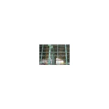 X Brace Steel Structure Workshop , Color Corrugated Steel Sheet