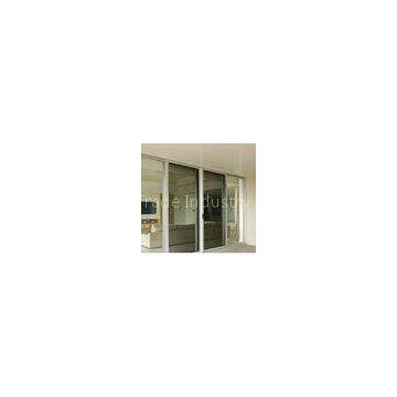 Silver gray Auto Sliding Door Soft Stop under the heavy pressurs , DC Brushless Motor
