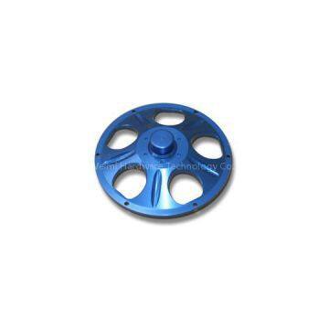 Precision Machining Part, Made of Aluminum with Anodized Finish