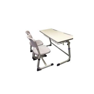 MDF Double Height Adjustable School Desk