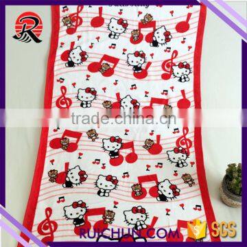 high quality promotional gifts 70*140cm cat beach towel stocklot