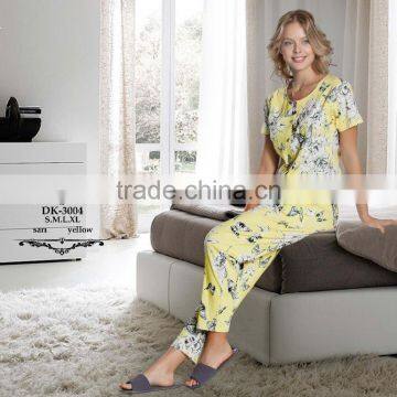 turkish wholesale cotton overall pajama for summer