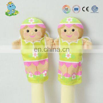 OEM beautiful educational hand puppet for girls