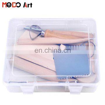 Plastic Box Packing Set of 10 Basic Clay Tool Kit