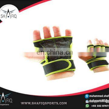 Power Lifting Gloves With Wrist Support /Gymnastics Hand Grips Cross fit Gloves