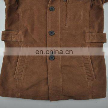 2015 Fashion Spring Cotton Classic Style Man Business Suit Coat Long photo-5