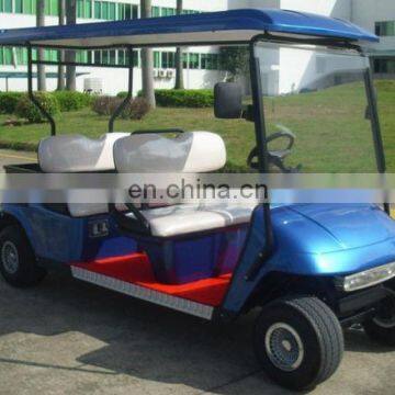 Four seat electric golf cart