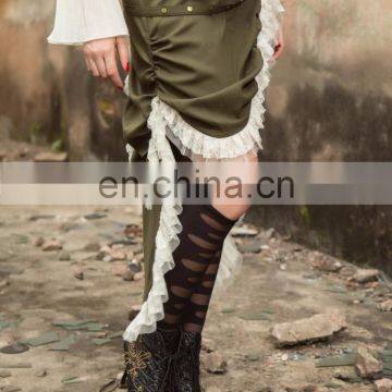 Steampunk Short Front Long Back Skirt photo-4