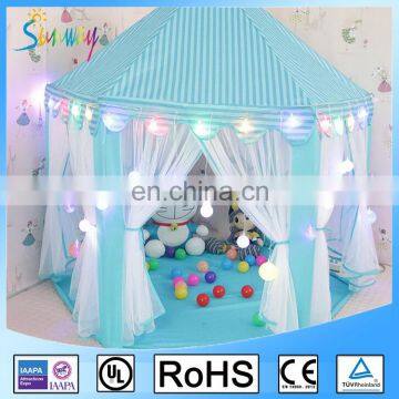 Sunway Pink Blue Princess Tent Kids Igloo Play Tent Castle Tent Pop Up Play House