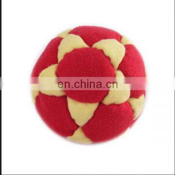 polyester Hacky sack ,Knitting juggling balls ,stuffed ball promotion soccer colorful beach ball