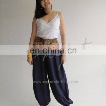 Baggy cargo pants Aladdin Boho Harem Thai Rayon Women