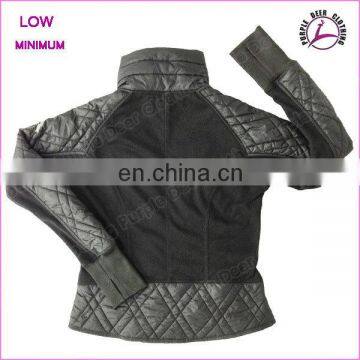 Women Wear Black Quilted Apparel Embroidered Women Jacket photo-2