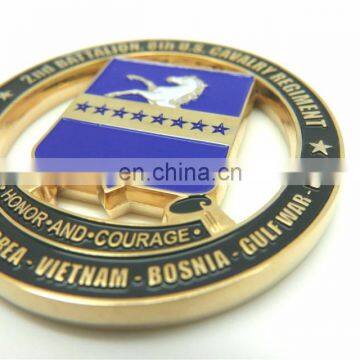 Promotion Gift Event Your Own Design Two Sides Coin Medal Gold Medallion