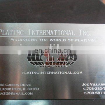 Engraved Metal Card