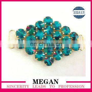 2014 hottest sale rhinestone sideway cross connector