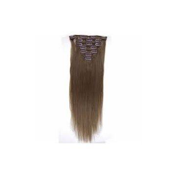 Double Drawn Double Wefts  Chocolate 18 Inches Cuticle Virgin Hair Weave Mink Virgin Hair