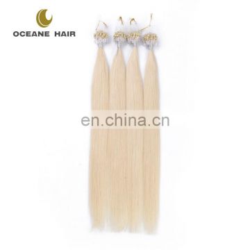 brazilian micro ring loop hair extensions thick soft mink brazilian micro bead human hair extensions