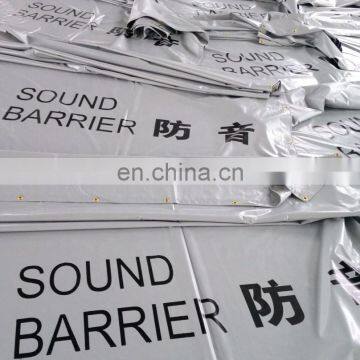Hot Sale 500D/22X22 550GSM PVC Laminated Soundproof Tarps for Construction photo-2