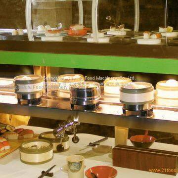 Stainless steel Dim Sum conveyor belt for restaurant