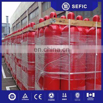 2017 sefic brand high pressure 40kg empty CO2 gas cylinder with valve