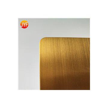 JYF003 New Style 304 Titanium Wooden Polished Stainless Steel Sheet photo-3