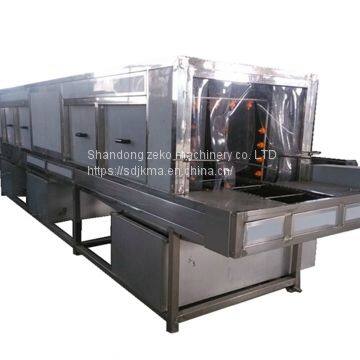 Tunnel Type Turnover Basket Washing Machine / Stainless Steel Basket Washing Machine