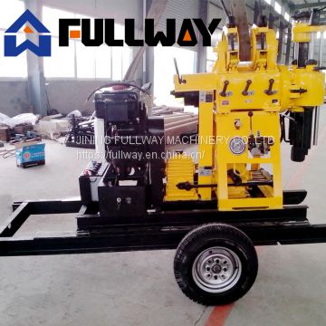 Hot sale portable drilling rig for water well 200m hydraulic rotary