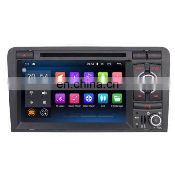 7 Inch Android capacitive touch screen car Radio GPS Navigation for AUDI A3