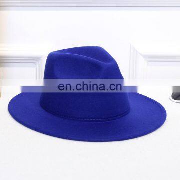 Wool Felt Brim Fedora Hat Men's Felt Cap Custom Wool Fedora Felt Hats Men Women Crushable Wide Brim Fedora Felt Hat photo-6