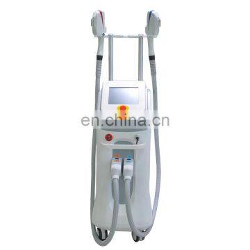 vertical type 2500w power double dpl opt ipl hair removal device for salon use with effective