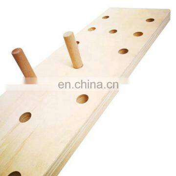 high quality wholesale Wall Mounted Wooden Climbing Peg Board for gym fitness use