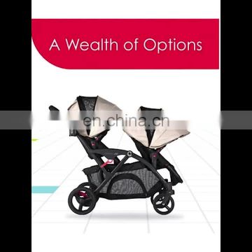 Baby european strollers twin baby pushchair stroller lightweight