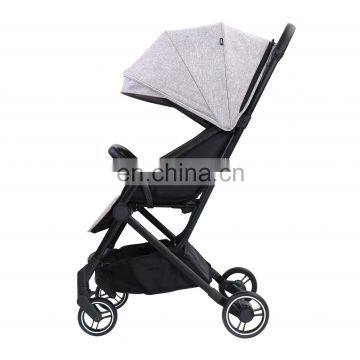 Customized 4 Wheels Easy Folding Ultra Light Weight Baby Walkers Prams with Leatherette Handles