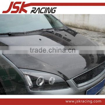 2005-2008 OEM STYLE CARBON FIBER HOOD BONNET FOR FORD FOCUS(JSK100304)