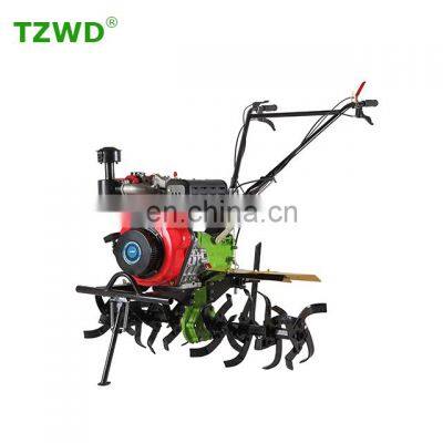 Electric atart diesel power tiller