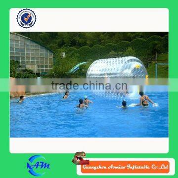 New design transparent human water bubble ball floating inflatable water rolle