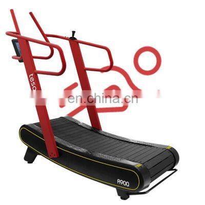 quiet exercise equipment Curved treadmill & air runner wholesale commercial running machine  gym training equipment from China