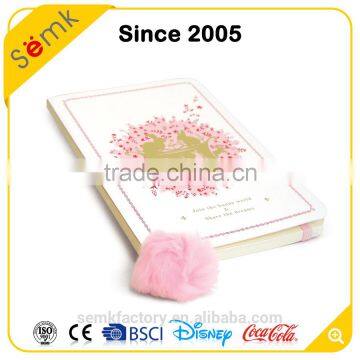 China factory custom made cute kids hardcover school paper notebook