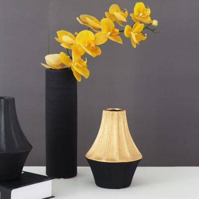 Retro Style Drawing Ceramic Vase, Softdecoration Vase For Living Room photo-3