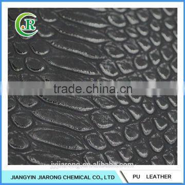 China Embossed PU Artificial Leather for Shoes Making photo-4