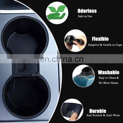 Cup Holder Insert Stabilizer For Tesla Model 3/Y 2021 With Mini Trash Can Storage Box Ashtray Armrest Box photo-4