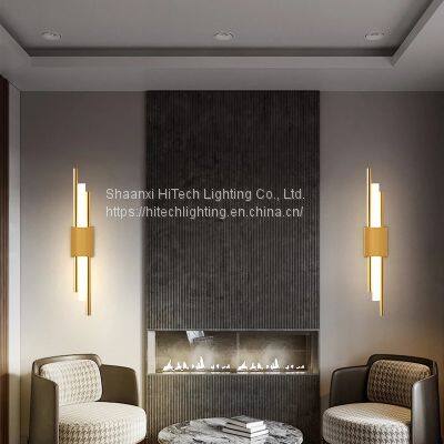 Modern Minimalist Copper Wall Lamp Living Room Bedroom Corridor Aisle Porch Creative Light Luxury Nordic TV Background Wandlamp photo-4