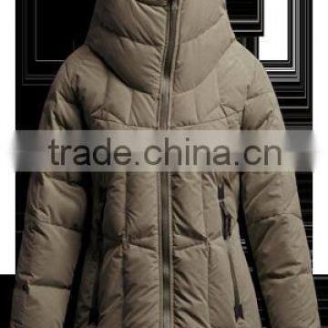 Factory price fur collar women skiing jacket