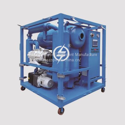 PLC Control System Vacuum Transformer Oil Filtration Machine, Insulating Oil Refiner