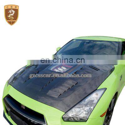 Car Modification Parts Suitable For GTR R35 Carbon Fiber Bonnet Hood photo-2